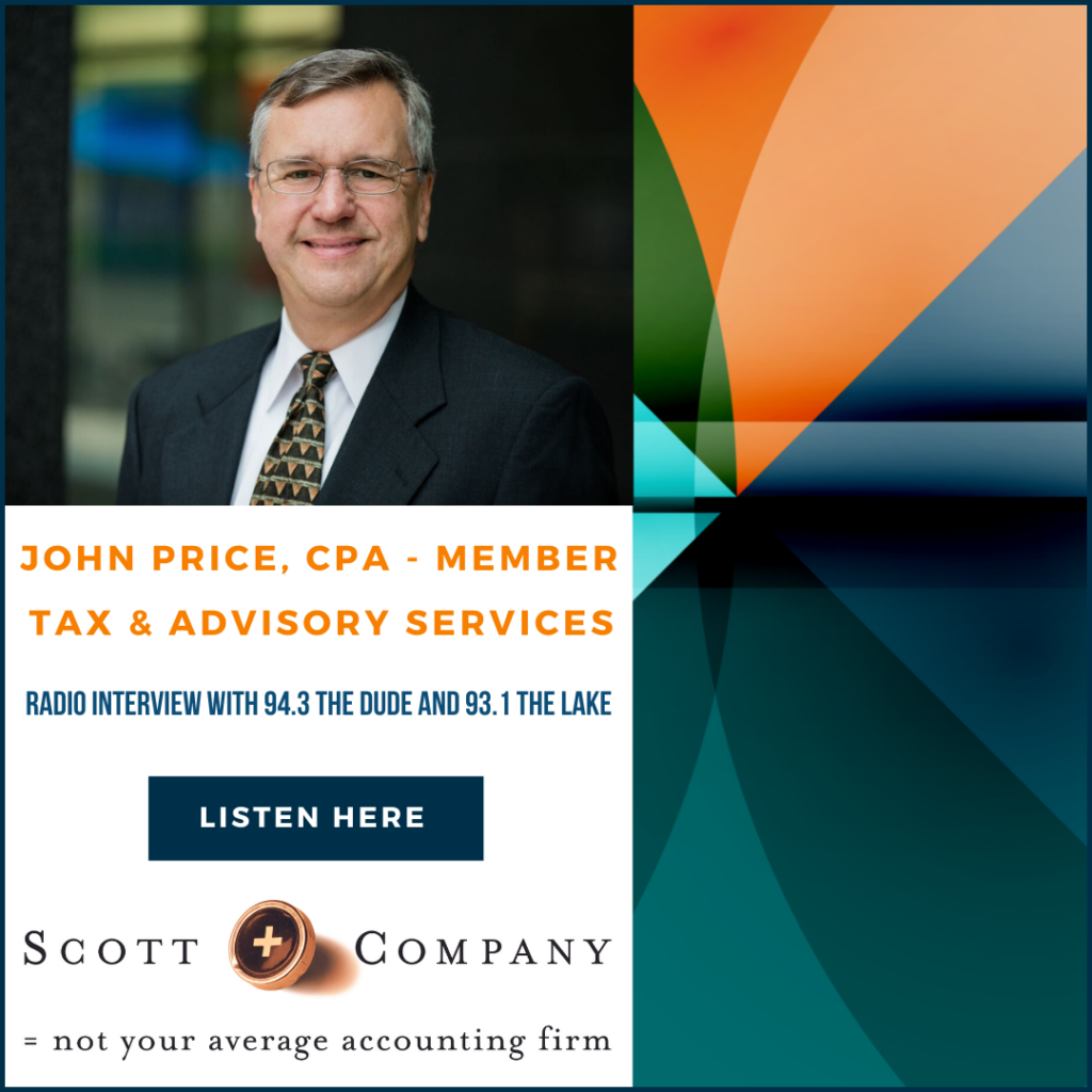 John Price, CPA – Member Tax & Advisory Services Radio Interview